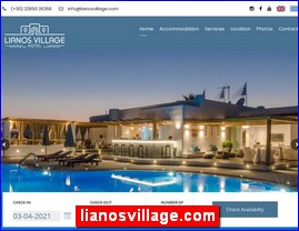 Hotels in Greece, lianosvillage.com