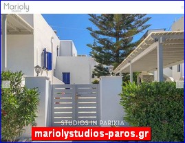 Hotels in Greece, mariolystudios-paros.gr