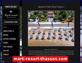 Hotels in Greece, marti-resort-thassos.com