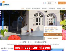 Hotels in Greece, melinasantorini.com