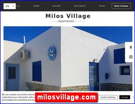 Hotels in Greece, milosvillage.com