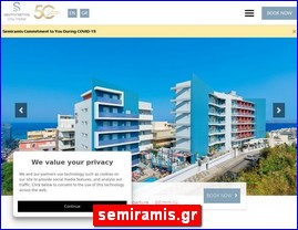 Hotels in Greece, semiramis.gr