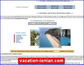 Hotels in Greece, vacation-ionian.com