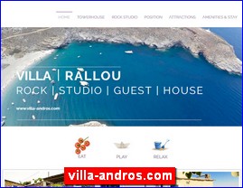 Hotels in Greece, villa-andros.com