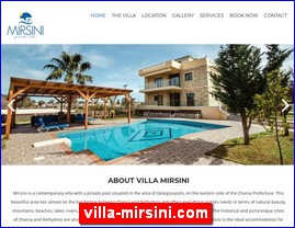 Hotels in Greece, villa-mirsini.com