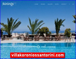 Hotels in Greece, villakoroniossantorini.com