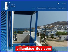 Hotels in Greece, villanikiserifos.com