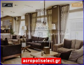 Hotels in Greece, acropoliselect.gr