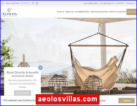 Hotels in Greece, aeolosvillas.com