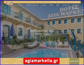 Hotels in Greece, agiamarkella.gr