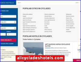 Hotels in Greece, allcycladeshotels.com