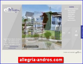 Hotels in Greece, allegria-andros.com