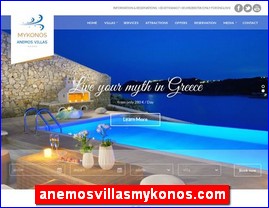 Hotels in Greece, anemosvillasmykonos.com