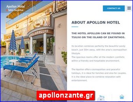 Hotels in Greece, apollonzante.gr