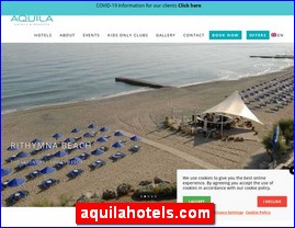 Hotels in Greece, aquilahotels.com