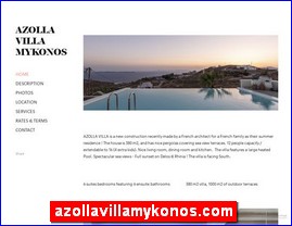 Hotels in Greece, azollavillamykonos.com