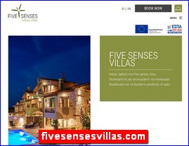 Hotels in Greece, fivesensesvillas.com