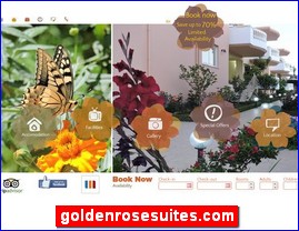 Hotels in Greece, goldenrosesuites.com